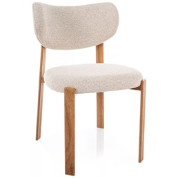 Krzesło RIN D Jasny Beż/Dąb