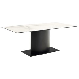 Stół MARBELLA 200x100 Czarny/Biały