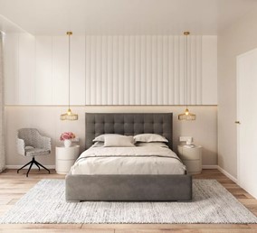 Łóżko Tapicerowane LUCERNA 90x200