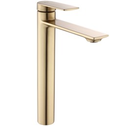 Bateria Umywalkowa Wysoka STORM Złoty Szczotkowany