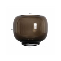 Świecznik ROWEN Brązowy