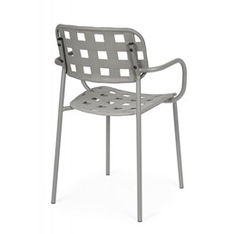 Krzesło Ogrodowe CLOVER ARM Szary