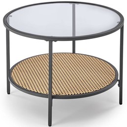 Ława DAKOTA fi60 Naturalny/Dymiony