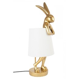 Lampa Stołowa RABBIT 88cm Biały/Złoty