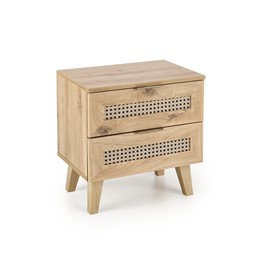 Szafka nocna BORNEO SN-1 Dąb Artisan/Czarny