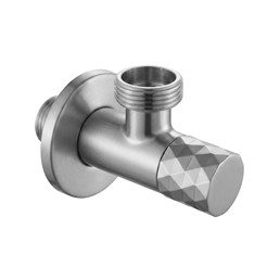 Zawór Kątowy DIAMOND 03 1/2" x 3/4" Nikiel Szczotkowany