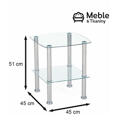 Ława CANARIA Bezbarwny