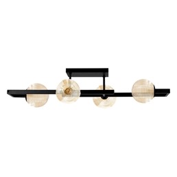 Lampa Sufitowa EMIR K-5766 Bursztynowy/Czarny