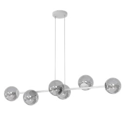 Lampa Wisząca MAGNUS 6 Szary/Grafitowy