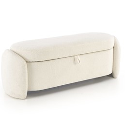 Ławka FICARIA z Funkcją Pojemnika Kremowy