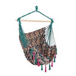 Hamak Wiszący SANTANDER ZIGZAG Wielokolorowy