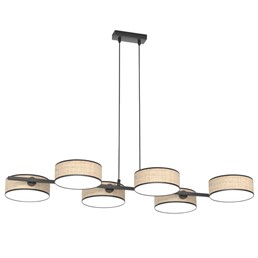 Lampa Wisząca DRUMZ 6 Rattan