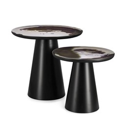 Zestaw Stolików Kawowych ZAINAB Brąz