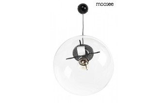 Lampa Wisząca SANDRA 30 Transparentny/Czarny