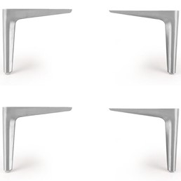 Nogi MODULO N2 Srebrny