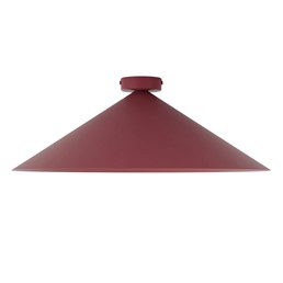 Lampa Sufitowa MONO 1L Burgundowy/Opal