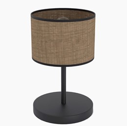 Lampa Biurkowa ECO LN1 Czarny/Brązowy