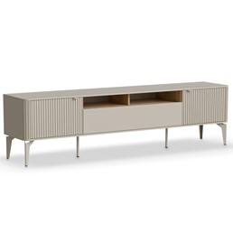 Stolik RTV BELUCI RTV-2 200 cm Kaszmir/Dąb Cremona