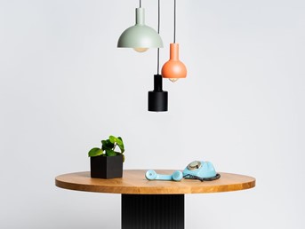 Lampa Wisząca STRALE 3 Czarny/Zielony/Pomarańczowy