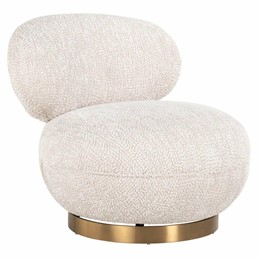 Fotel Obrotowy JACE Beżowy