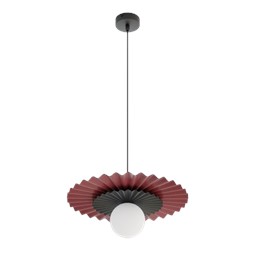 Lampa Wisząca UMBRA 1 Czarny/Burgund