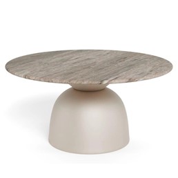 Stolik FERROL fi80 Szary/Marmur