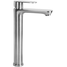 Bateria Umywalkowa Wysoka LOGAN Nikiel Szczotkowany