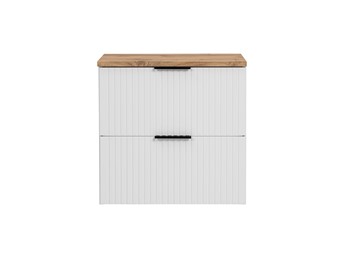 Zestaw ADW B 60cm (Szafka + Blat) Biały/Dąb