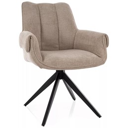 Krzesło GIO Beż/Czarny Mat