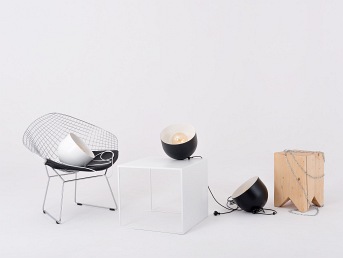 Stolik 2 Wall Metal 50x50x45 Biały