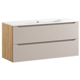 Zestaw Meblowy SKY 120cm Beż/Dąb Olejowany