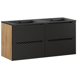 Zestaw Meblowy SKY 120cm Czarny Mat/Dąb Olejowany