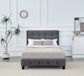 Łóżko Tapicerowane LT4-FX 120x200 Szary