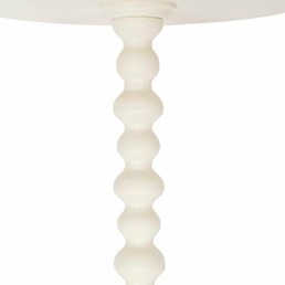 Stolik ALIX Fi38cm Kremowy