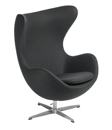 Fotel Jajo 66x78x106 Ciemny Szary Premium Kaszmir 41