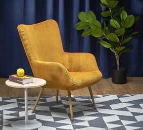 Fotel Wypoczynkowy AMARO Musztardowy