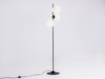 Lampa Podłogowa Bobler 35x40x155 Czarny