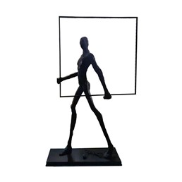 Lampa Podłogowa HUMAN Square Włókno Szklane