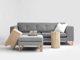 Sofa rozkładana 3 os. WILLY