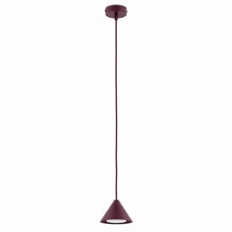 Lampa Wisząca ELIT 1 Burgundowy