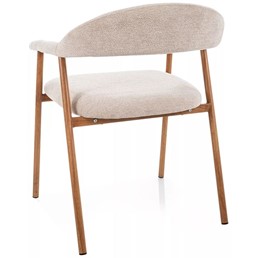 Krzesło LAGOS D Raven Beż/Dąb