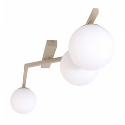 Lampa Sufitowa NATON 3 Beżowy/Opal