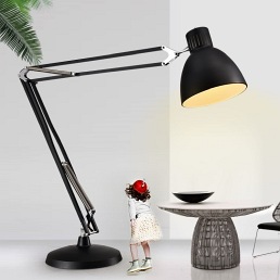 Lampa podłogowa GIGANT czarna - metal