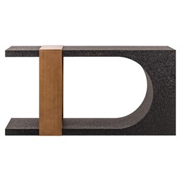 Konsola BAZEL Czarny/Złoty