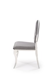Krzesło K555 Popielaty/Srebrny