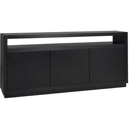 Komoda OAKURA 3-drzwiowa Czarna