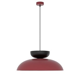 Lampa Wisząca MEGA 1 Czarny/Burgundowy
