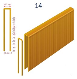 Zszywki Stolarskie Bizon 14/30Z 16 800 szt.