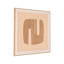 Obraz SEDA 100x100cm Beżowy