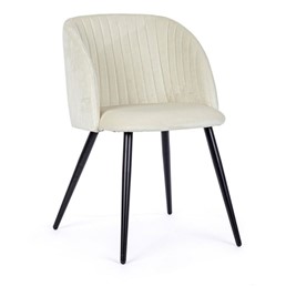 Krzesło QUEEN VELVET Biały